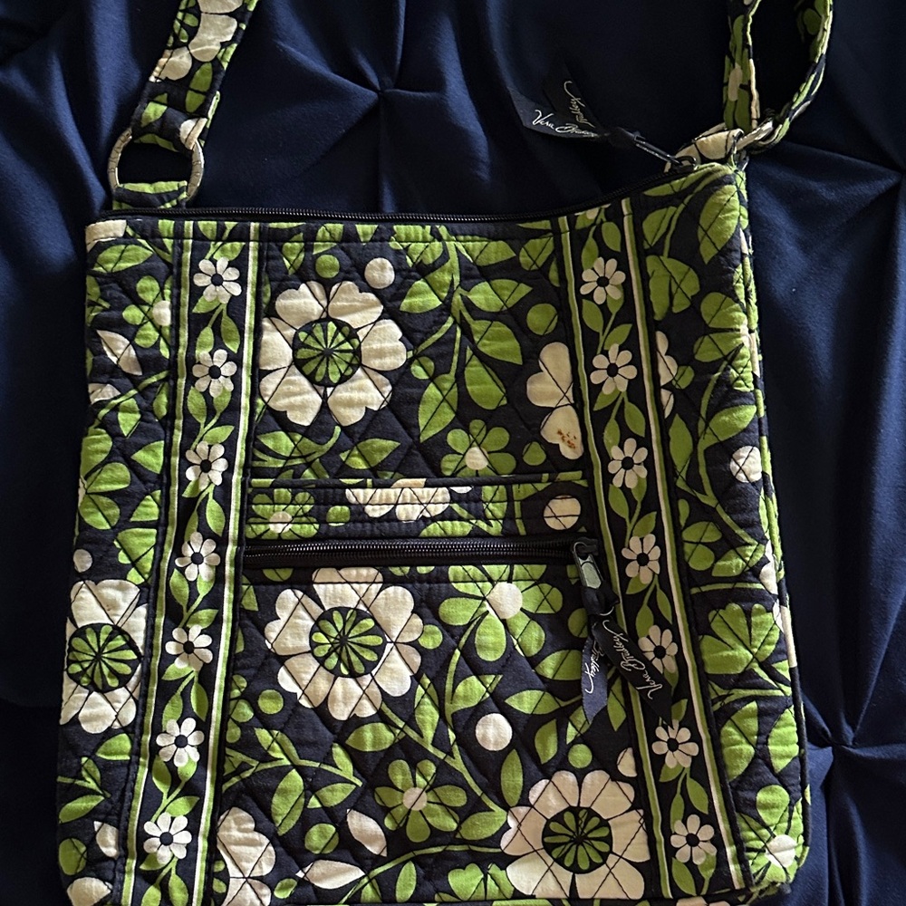 Floral Quilted Crossbody Satchel